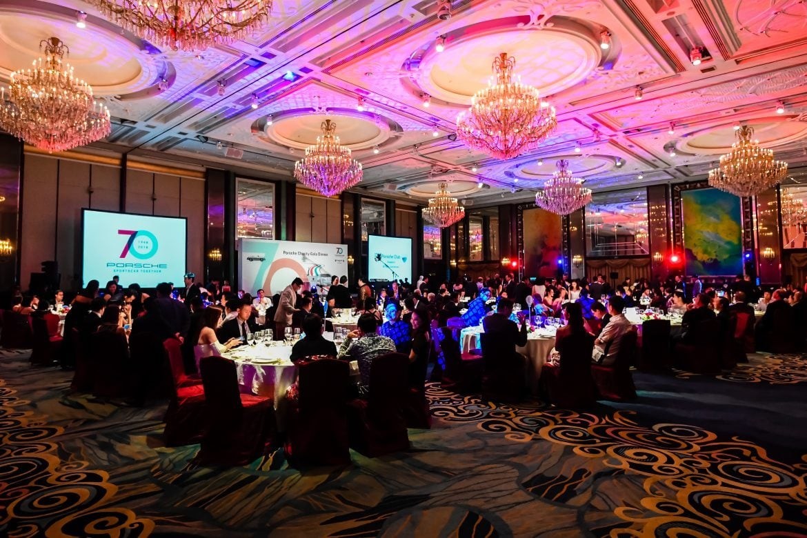 70 Years of Porsche sportscars Gala Dinner held at Shangri-La Hotel Singapore