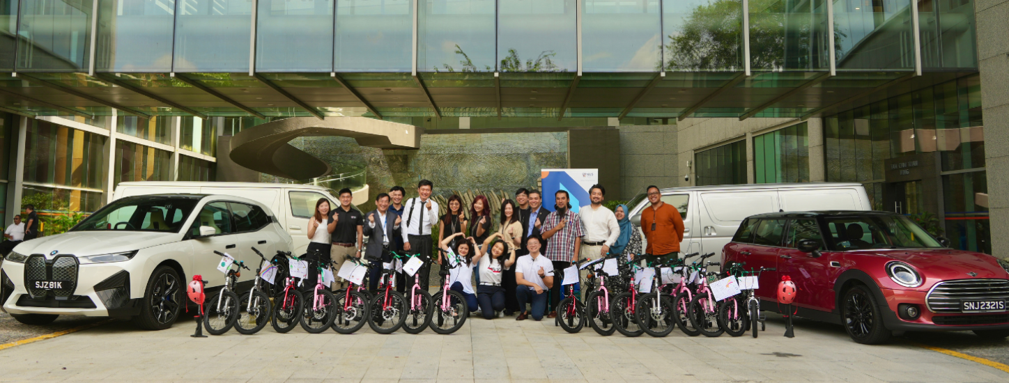 Eurokars BMW MINI NUS CSR Bicycle Distribution to Homes