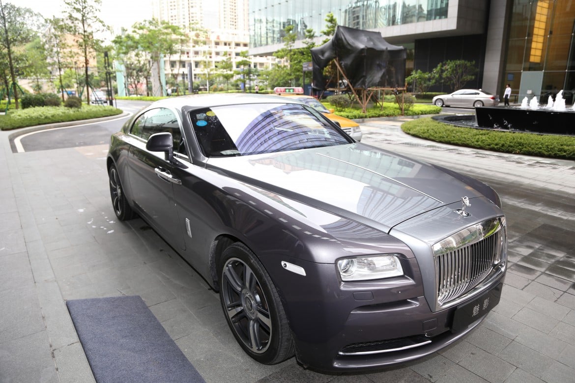 The magnificent Royce-Royce Wraith on display