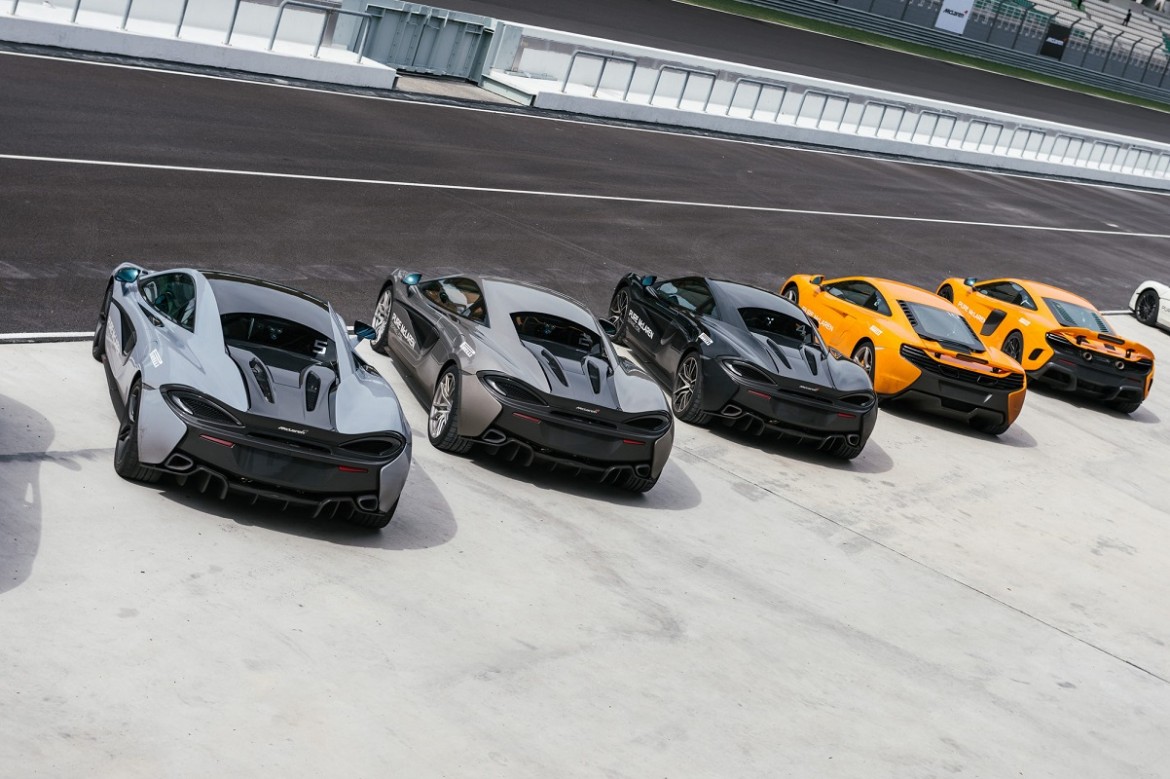 Fleet of McLaren supercars ready to let their drivers have the ride of their day