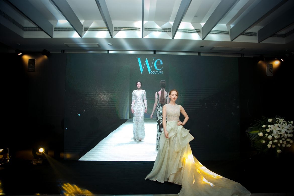 One of the key highlights of the evening – luxury fashion show by We Couture
