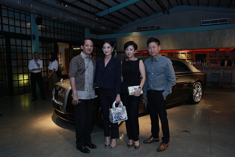 From left to right: Rolls-Royce customers Mr Stanley Atmadja, Mrs Jenny Poespita, Mrs Solfy and Mr Sulianto Entong